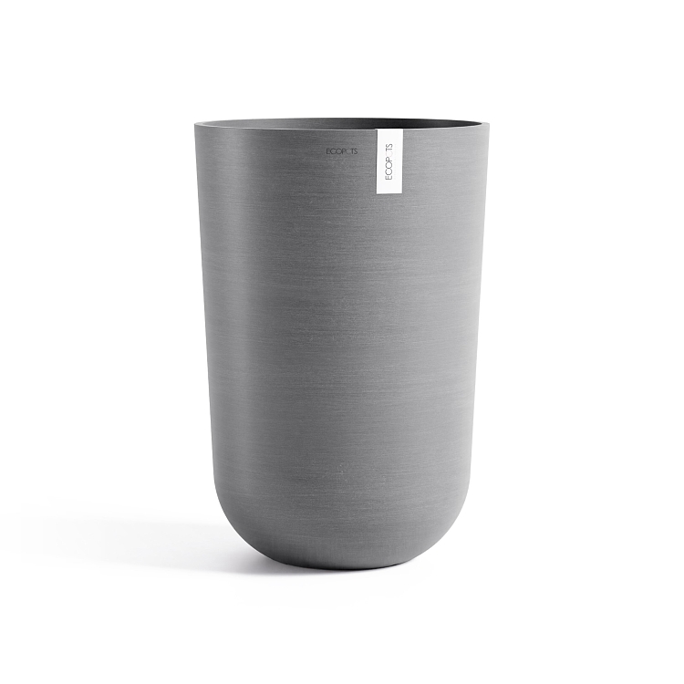 Πλαστική Γλάστρα Ecopots Oslo High 52 Grey