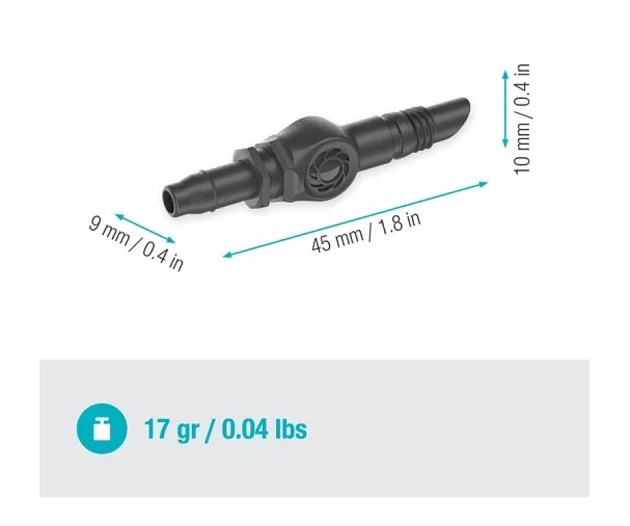 Λήψη 13 mm (1/2'') σε 4,6 mm (3/16'') Gardena 13213-20