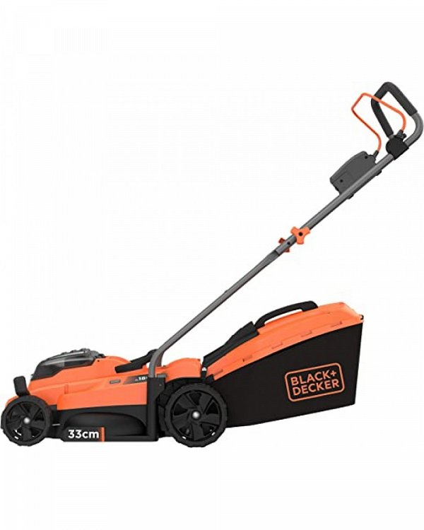 Χλοοκοπτική Μηχανής Mπαταρίας Black & Decker 3318 L2-QW Σετ