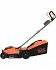 Χλοοκοπτική Μηχανής Mπαταρίας Black & Decker 3318 L2-QW Σετ